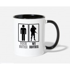 Your Brother And My Brother White/Black Mugs